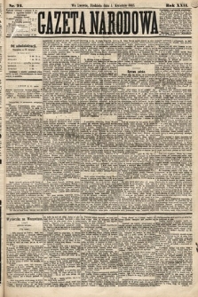 Gazeta Narodowa. 1883, nr 74