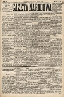 Gazeta Narodowa. 1883, nr 78