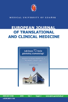 European Journal of Translational and Clinical Medicine. Vol. 1, 2018, suplement 2