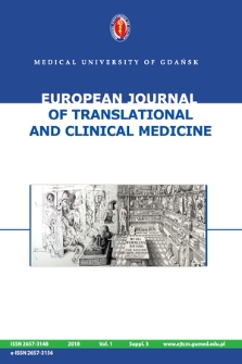 European Journal of Translational and Clinical Medicine. Vol. 1, 2018, suplement 3