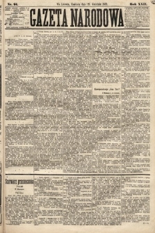 Gazeta Narodowa. 1883, nr 91