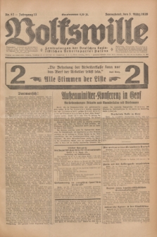 Volkswille : Zentralorgan der Deutschen Sozialistischen Arbeitspartei Polens. Jg.13, Nr. 52 (3 März 1928) + dod.