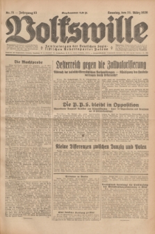 Volkswille : Zentralorgan der Deutschen Sozialistischen Arbeitspartei Polens. Jg.13, Nr. 71 (25 März 1928) + dod.