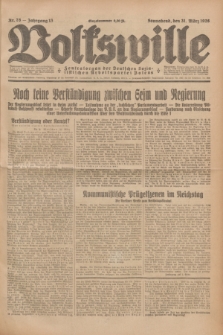 Volkswille : Zentralorgan der Deutschen Sozialistischen Arbeitspartei Polens. Jg.13, Nr. 76 (31 März 1928) + dod.