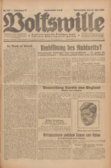 Volkswille : Zentralorgan der Deutschen Sozialistischen Arbeitspartei Polens. Jg.13, Nr. 107 (10 Mai 1928) + dod.