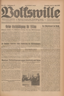 Volkswille : Zentralorgan der Deutschen Sozialistischen Arbeitspartei Polens. Jg.13, Nr. 110 (13 Mai 1928) + dod.
