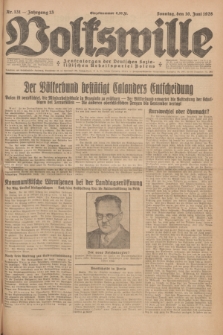Volkswille : Zentralorgan der Deutschen Sozialistischen Arbeitspartei Polens. Jg.13, Nr. 131 (10 Juni 1928) + dod.
