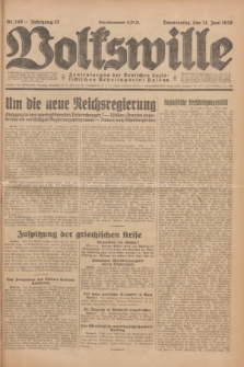 Volkswille : Zentralorgan der Deutschen Sozialistischen Arbeitspartei Polens. Jg.13, Nr. 140 (21 Juni 1928) + dod.