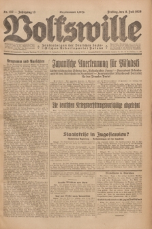 Volkswille : Zentralorgan der Deutschen Sozialistischen Arbeitspartei Polens. Jg.13, Nr. 152 (6 Juli 1928) + dod.