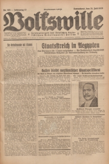 Volkswille : Zentralorgan der Deutschen Sozialistischen Arbeitspartei Polens. Jg.13, Nr. 165 (21 Juli 1928) + dod.