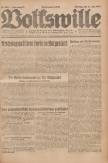 Volkswille : Zentralorgan der Deutschen Sozialistischen Arbeitspartei Polens. Jg.13, Nr. 170 (27 Juli 1928) + dod.