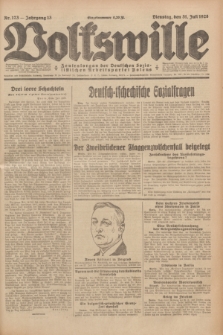 Volkswille : Zentralorgan der Deutschen Sozialistischen Arbeitspartei Polens. Jg.13, Nr. 173 (31 Juli 1928) + dod.