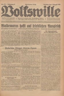 Volkswille : Zentralorgan der Deutschen Sozialistischen Arbeitspartei Polens. Jg.13, Nr. 178 (5 August 1928) + dod.