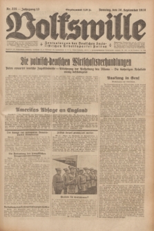 Volkswille : Zentralorgan der Deutschen Sozialistischen Arbeitspartei Polens. Jg.13, Nr. 225 (30 September 1928) + dod.