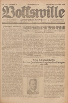 Volkswille : Zentralorgan der Deutschen Sozialistischen Arbeitspartei Polens. Jg.13, Nr. 232 (9 Oktober 1928) + dod.