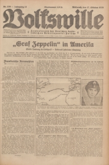 Volkswille : Zentralorgan der Deutschen Sozialistischen Arbeitspartei Polens. Jg.13, Nr. 239 (17 Oktober 1928) + dod.