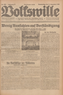 Volkswille : Zentralorgan der Deutschen Sozialistischen Arbeitspartei Polens. Jg.13, Nr. 286 (13 Dezember 1928) + dod.