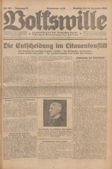 Volkswille : Zentralorgan der Deutschen Sozialistischen Arbeitspartei Polens. Jg.13, Nr. 289 (16 Dezember 1928) + dod.