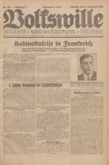 Volkswille : Zentralorgan der Deutschen Sozialistischen Arbeitspartei Polens. Jg.13, Nr. 299 (30 Dezember 1928) + dod.