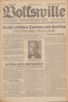 Volkswille : Organ der Deutschen Sozialistischen Arbeitspartei Polens. Jg.15, Nr. 7 (10 Januar 1930) + dod.