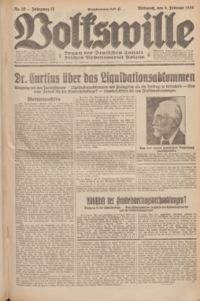 Volkswille : Organ der Deutschen Sozialistischen Arbeitspartei Polens. Jg.15, Nr. 29 (5 Februar 1930) + dod.