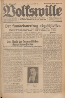 Volkswille : Organ der Deutschen Sozialistischen Arbeitspartei Polens. Jg.15, Nr. 56 (8 März 1930) + dod.