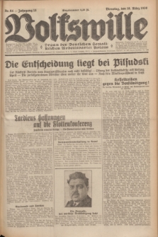 Volkswille : Organ der Deutschen Sozialistischen Arbeitspartei Polens. Jg.15, Nr. 64 (18 März 1930) + dod.