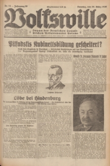 Volkswille : Organ der Deutschen Sozialistischen Arbeitspartei Polens. Jg.16 [i.e.15], Nr. 75 (30 März 1930) + dod.