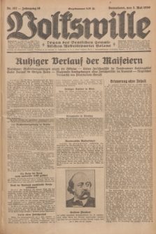 Volkswille : Organ der Deutschen Sozialistischen Arbeitspartei Polens. Jg.16 [i.e.15], Nr. 102 (3 Mai 1930) + dod.