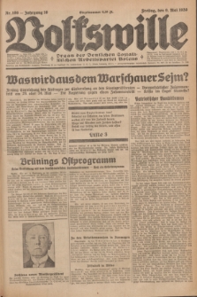 Volkswille : Organ der Deutschen Sozialistischen Arbeitspartei Polens. Jg.16 [i.e.15], Nr. 106 (9 Mai 1930) + dod.