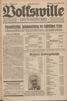 Volkswille : Organ der Deutschen Sozialistischen Arbeitspartei Polens. Jg.16 [i.e.15], Nr. 109 (13 Mai 1930) + dod.