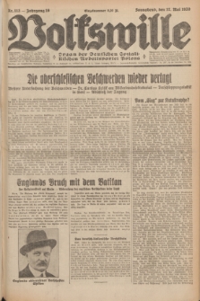 Volkswille : Organ der Deutschen Sozialistischen Arbeitspartei Polens. Jg.16 [i.e.15], Nr. 113 (17 Mai 1930) + dod.