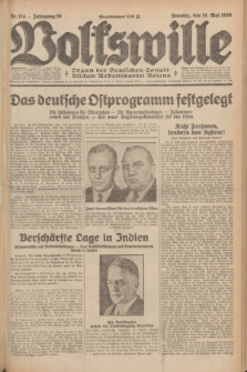 Volkswille : Organ der Deutschen Sozialistischen Arbeitspartei Polens. Jg.16 [i.e.15], Nr. 114 (18 Mai 1930) + dod.