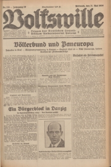 Volkswille : Organ der Deutschen Sozialistischen Arbeitspartei Polens. Jg.16 [i.e.15], Nr. 116 (21 Mai 1930) + dod.