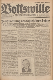 Volkswille : Organ der Deutschen Sozialistischen Arbeitspartei Polens. Jg.16 [i.e.15], Nr. 123 (29 Mai 1930) + dod.