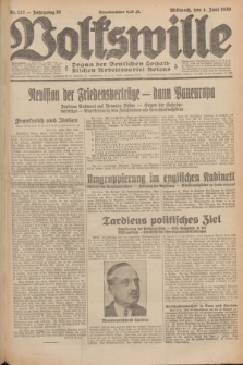 Volkswille : Organ der Deutschen Sozialistischen Arbeitspartei Polens. Jg.16 [i.e.15], Nr. 127 (4 Juni 1930) + dod.