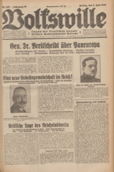 Volkswille : Organ der Deutschen Sozialistischen Arbeitspartei Polens. Jg.16 [i.e.15], Nr. 129 (6 Juni 1930) + dod.
