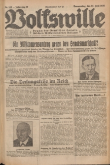 Volkswille : Organ der Deutschen Sozialistischen Arbeitspartei Polens. Jg.16 [i.e.15], Nr. 139 (19 Juni 1930) + dod.