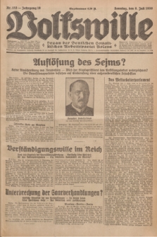 Volkswille : organ der Deutschen Sozialistischen Arbeitspartei Polens. Jg.16 [i.e.15], Nr. 153 (6 Juli 1930) + dod.
