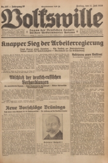 Volkswille : organ der Deutschen Sozialistischen Arbeitspartei Polens. Jg.16 [i.e.15], Nr. 157 (11 Juli 1930) + dod.