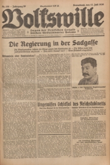 Volkswille : organ der Deutschen Sozialistischen Arbeitspartei Polens. Jg.16 [i.e.15], Nr. 158 (12 Juli 1930) + dod.