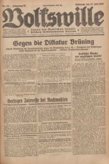 Volkswille : organ der Deutschen Sozialistischen Arbeitspartei Polens. Jg.16 [i.e.15], Nr. 161 (16 Juli 1930) + dod.