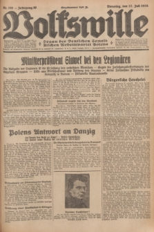 Volkswille : organ der Deutschen Sozialistischen Arbeitspartei Polens. Jg.16 [i.e.15], Nr. 166 (22 Juli 1930) + dod.