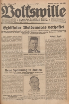 Volkswille : organ der Deutschen Sozialistischen Arbeitspartei Polens. Jg.16 [i.e.15], Nr. 171 (27 Juli 1930) + dod.