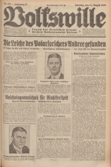 Volkswille : organ der Deutschen Sozialistischen Arbeitspartei Polens. Jg.16 [i.e.15], Nr. 194 (24 August 1930) + dod.