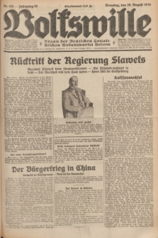 Volkswille : organ der Deutschen Sozialistischen Arbeitspartei Polens. Jg.16 [i.e.15], Nr. 195 (26 August 1930) + dod.