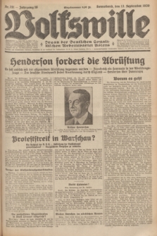 Volkswille : Organ der Deutschen Sozialistischen Arbeitspartei Polens. Jg.16 [i.e.15], Nr. 211 (13 September 1930) + dod.