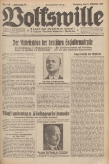 Volkswille : organ der Deutschen Sozialistischen Arbeitspartei Polens. Jg.16 [i.e.15], Nr. 230 (05 October 1930) + dod.