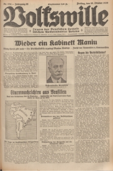 Volkswille : organ der Deutschen Sozialistischen Arbeitspartei Polens. Jg.16 [i.e.15], Nr. 234 (10 October 1930) + dod.