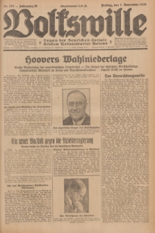 Volkswille : Organ der Deutschen Sozialistischen Arbeitspartei Polens. Jg.16 [i.e.15], Nr. 257 (7 November 1930) + dod.